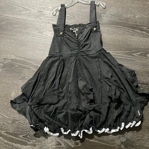 NWT Pom Pom Girls Dark Gray Frill Bubble Dress